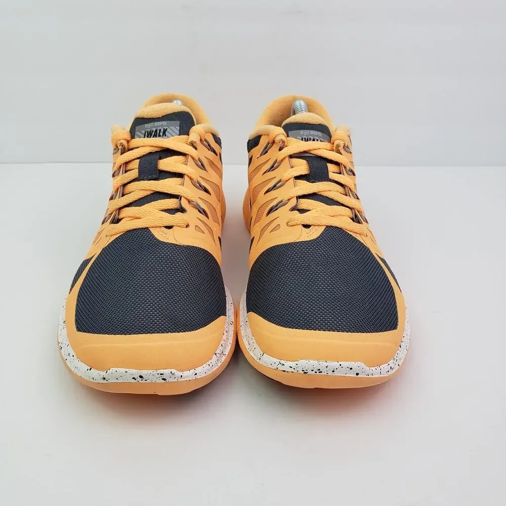 Nike ID Free 5.0 Womens Size 8 Orange Gray Running Sneaker Shoes_6